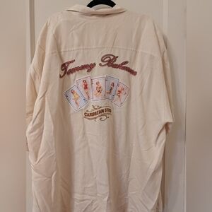 Tommy Bahama Cream Casual Button Down Shirt